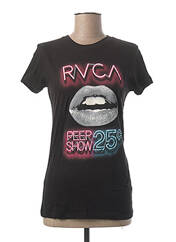 T-shirt noir RVCA pour femme seconde vue