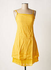 Robe courte jaune WATOU pour femme seconde vue