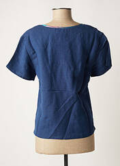 T-shirt bleu NID D'ABEILLE pour femme seconde vue
