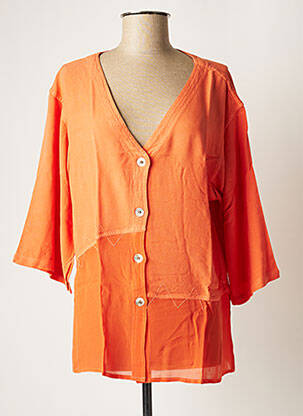 Veste casual orange GARUDA GARUZO pour femme