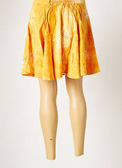 Jupe courte orange PALME pour femme seconde vue