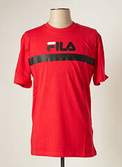 T-shirt rouge FILA pour homme seconde vue