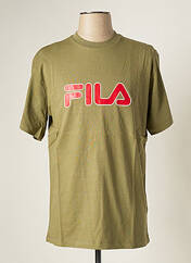 T-shirt vert FILA pour homme seconde vue