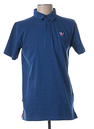 Polo bleu CAMBERABERO pour homme