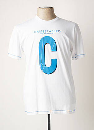 T-shirt blanc CAMBERABERO pour homme