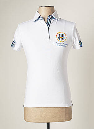 Polo blanc ERIC TABARLY pour homme