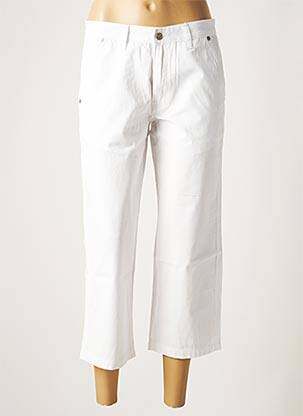Pantalon 7/8 blanc COMPTOIR DU RUGBY pour femme