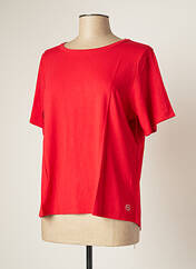 T-shirt rouge SOPHIA CURVY pour femme seconde vue