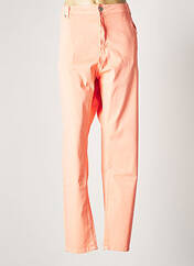 Pantalon droit orange NANA BELLE pour femme seconde vue