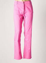 Pantalon droit rose X-MAX pour femme seconde vue