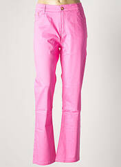 Pantalon droit rose X-MAX pour femme seconde vue