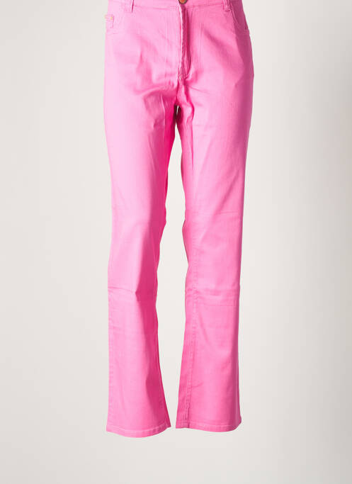 Pantalon droit rose X-MAX pour femme