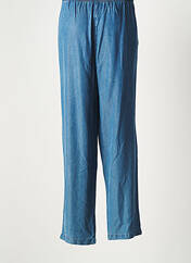 Pantalon large bleu YESTA pour femme seconde vue