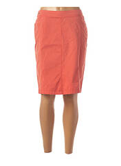 Jupe mi-longue orange FELINO pour femme seconde vue