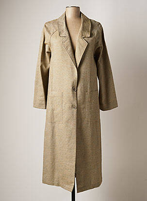 Manteau long sans capuche sans capuche vert NATHALIE VLEESCHOUWER femme