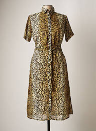 Robe mi-longue beige DAY OFF femme