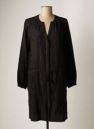 Robe mi-longue noir SWILDENS femme