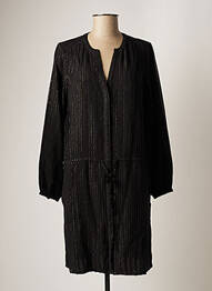 Robe mi-longue noir SWILDENS femme