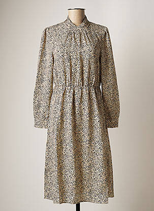 Robe mi-longue beige DAY OFF femme