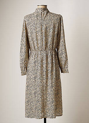 Robe mi-longue beige DAY OFF femme