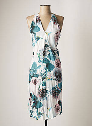 Robe mi-longue bleu PAUL & JOE femme