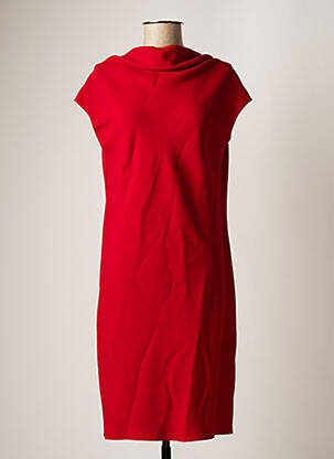 Robe mi-longue rouge THEORY femme