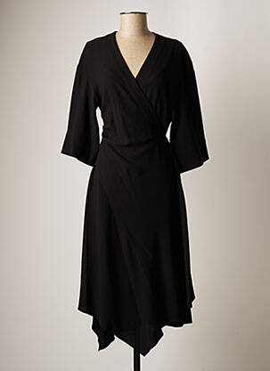 Robe mi-longue noir THEORY pour femme