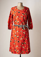 Robe mi-longue orange BELLEROSE pour femme seconde vue