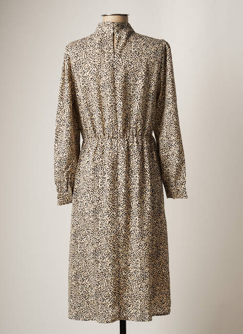 Robe mi-longue beige DAY OFF pour femme