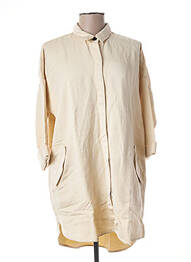 Robe courte beige BELLEROSE femme