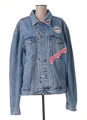 Veste en jean bleu MPD BOX femme