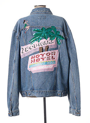Veste en jean bleu MPD BOX femme