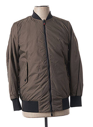 Blouson finition bords-côtes marron OOF WEAR homme
