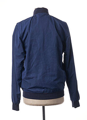 Blouson finition bords-côtes bleu BELLEROSE homme