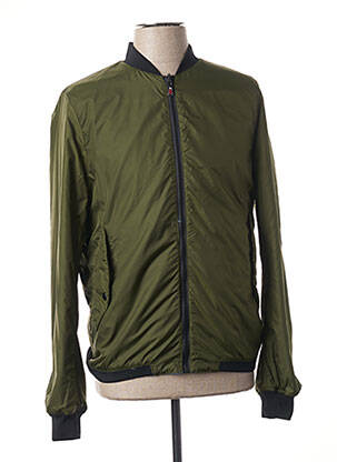Blouson finition bords-côtes bleu OOF WEAR homme