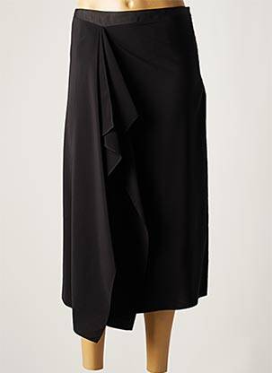 Jupe mi-longue noir CARVEN femme