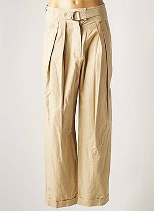 Pantalon droit beige MASSCOB pour femme