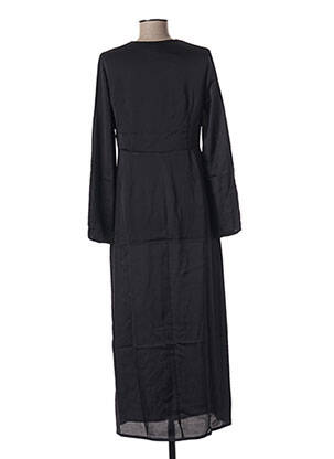 Robe longue manches longues manches longues noir DAY OFF femme