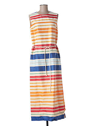 Robe longue sans manche sans manche beige SEMICOUTURE femme