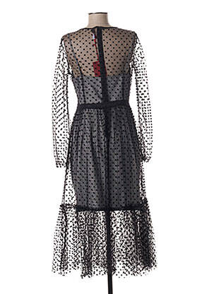 Robe longue manches longues manches longues noir IMPERIAL femme