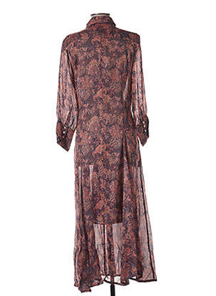 Robe longue manches longues manches longues marron IRO femme