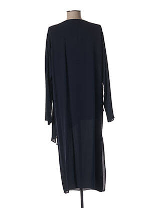 Robe mi-longue manches longues manches longues bleu THEORY femme