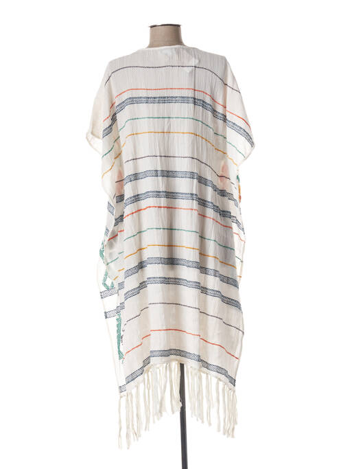 Robe mi-longue beige STAR MELA pour femme