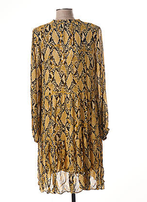 Robe mi-longue jaune SECOND FEMALE femme