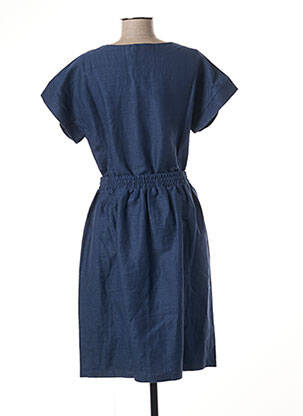 Robe mi-longue bleu NATHALIE VLEESCHOUWER femme