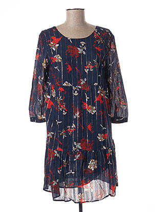 Robe mi-longue bleu VILA femme