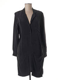 Robe mi-longue noir MARGAUX LONNBERG femme