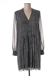 Robe mi-longue noir DIANE VON FURSTENBERG femme
