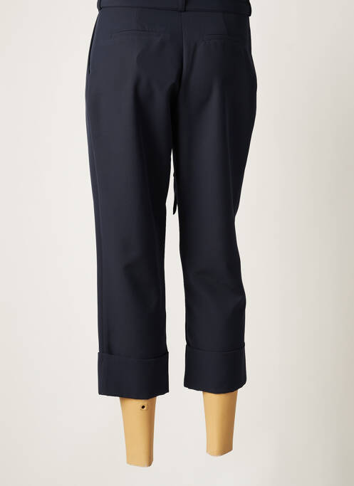 Pantacourt taille haute taille haute bleu PLEASE femme