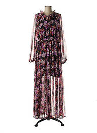 Robe longue noir DAY OFF femme
